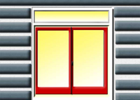 Animation of doors opening